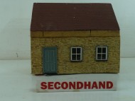 Scratch Built Half Roof Stone Building