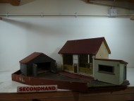 Scratch Built Shop And 2 Outbuildings