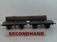 Kit Built Bolster Wagons With Log Unboxed