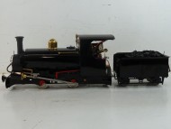 Linda R/C 0-4-0 Live Steam Locomotive Black