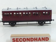Brass Maroon 4 Wheel Coach Unboxed
