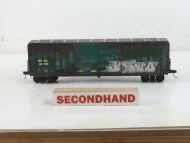 Des Plaines Hobbies WF&S Graffitied Box Car S Gauge