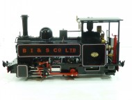 Hudswell Clarke Lined Black Dual Gauge