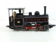 Hudswell Clarke Lined Black Dual Gauge