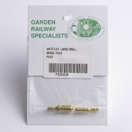 Whistles Large/Small Brass Pair