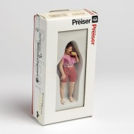 Woman with Hot Dog