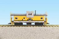D&RG EXTENDED VISION CABOOSE Yellow/Silver #01509