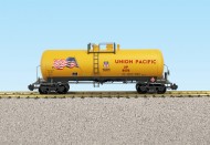 UNION PACIFIC (FLAG) 42 TANKCAR YELLOW/GRAY 8656