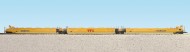 TTX Red Logo Intermodal 3 Unit Set (No Containers)