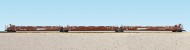 BNSF Speed Logo Intermodal 3 Unit Set (No Containers)