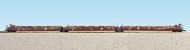BNSF Circle Logo Intermodal 3 Unit Set (No Containers)