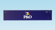 P&O 45 Container Smooth Sides Blue