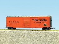 50FT STEEL BOXCAR - RIO GRANDE #1