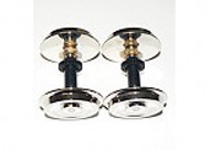 R22-622 Metal Wheels w/Gear For End Gear Box (2)