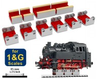 Proses G scale Rolling Road 6 rollers  4 wheel cleaners