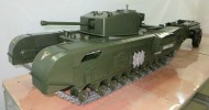 Battletrax 1/6th WWII Churchill Crocodile Tank RC