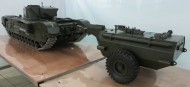 Battletrax 1/6th WWII Churchill Crocodile Tank RC