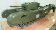 Battletrax 1/6th WWII Churchill Crocodile Tank RC