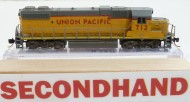 N Gauge Union Pacific GP38 lights#712 wrong box analoge