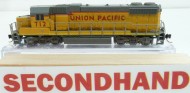 N Gauge Union Pacific GP38 lights#712 wrong box analoge