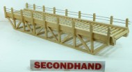 O Scale Wooden Bridge