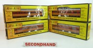Rail-King 3-Rail Milwaukaee Coaches Set of 4