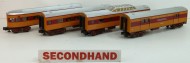 Rail-King 3-Rail Milwaukaee Coaches Set of 4