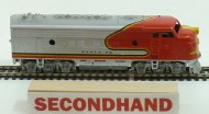 OO Gauge Santa Fe F7 A unit unboxed