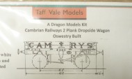Taff Vale Models2 Plank Dropside Wagon