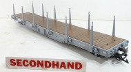 L40920 Flat Car Wagon With Stakes Rhb