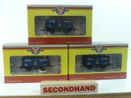 Oxford Rail 3x BP 7 Plank Open Wagon