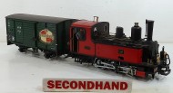 LGB Red Corpet Louvet with Sound boxcar Unboxed