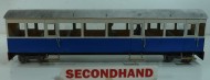 Blue/White Steel Roof/light Carriage/figures32mm unboxed