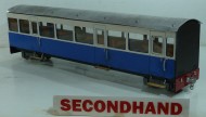Blue/White Steel Roof/light Carriage/figures32mm unboxed