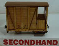 Wooden Brake Van light 32mm unboxed