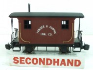 93177 Bachmann Logging Caboose (Pardee&Curtin)
