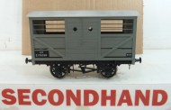 Gauge 1 Finescale grey BR (e) cattle wagon
