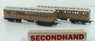 2x Hornby Teak LNER Clerestory Coaches unboxed