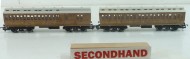 2x Hornby Teak LNER Clerestory Coaches unboxed
