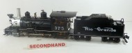 Rio Grande C-25 #375 Coal fired with R/C control