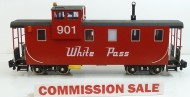 Lgb White Pass Caboose Red #901 unboxed