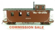88797 Rio Grande Caboose W Light&Detail Interior 0503