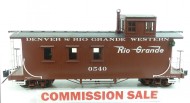 AC83-147 Caboose D&RGW #0540 Silver Stream Series