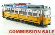 LGB Yellow Chlorodont Tram analogue Unboxed