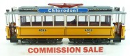 LGB Yellow Chlorodont Tram analogue Unboxed