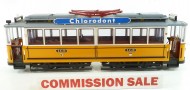 LGB Yellow Chlorodont Tram analogue Unboxed