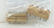 Split Jaw Products Brass 1Pr Code 332 Double Clamp Set