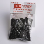 Peco SM32 Slide Rail Fixings - 50 off