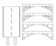 Under Truss Arch Bridge Module