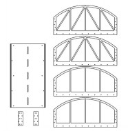 Over Truss Arch Bridge Module